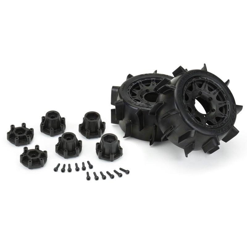 Pro-Line Racing Sand Paw LP 2.8 MTD Raid Black 6x30 F/R PRO1016010 RC Tire - Image 3